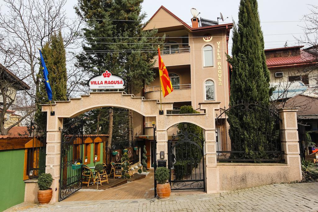 Hotel Villa Ragusa Skopje Bagian luar foto